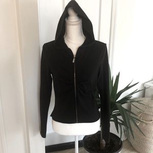 ❤️Victoria’s Secret Yoga Jacket Peplum Back❤️ Hooded!